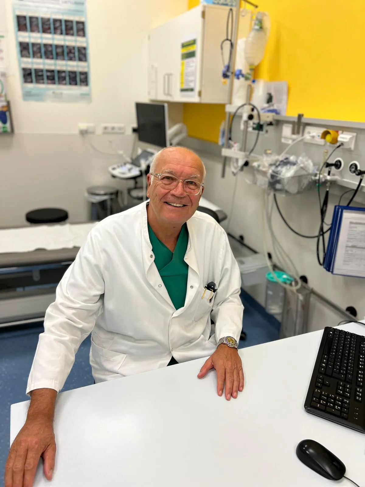 Univ.-Doz. Dr. Andreas Reissigl in der Ordination